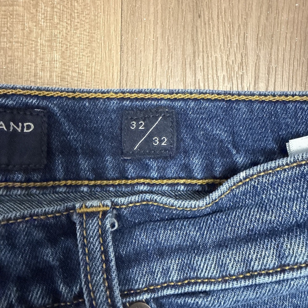 Lucky Brand Jeans 121 Men 32x32 Blue Slim Straight‎ Fit Cotton Blend Light Wash - Picture 3 of 13